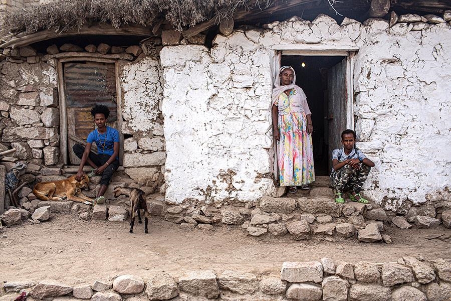 Haus einer Bäuerin in den Bergen in Eritrea (Philipp Spalek)