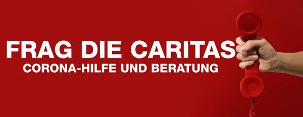 Banner Frag die Caritas