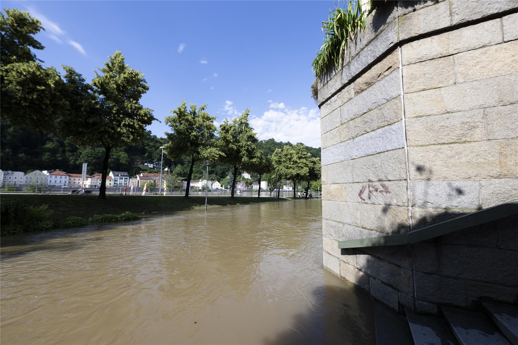 Hochwasser Passau_06.06.2024 (Foto: Annette Etges)