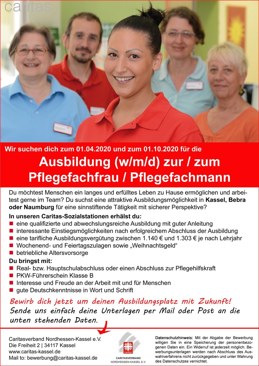 Stellenangebot Ausbildung Pflegefachfrau_Pflegefachmann