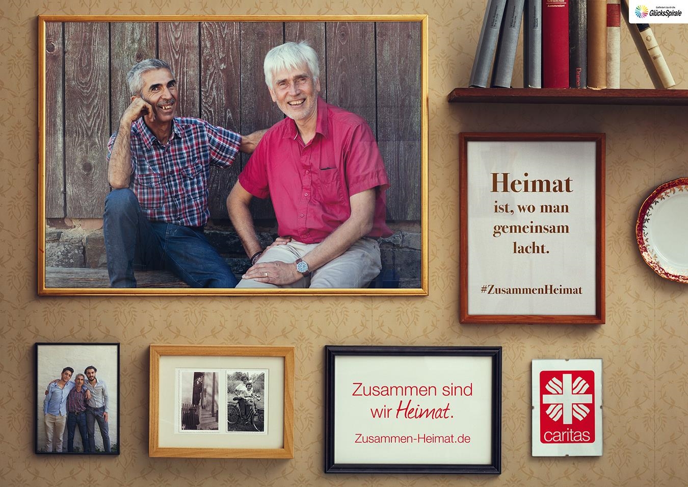 Zwei ältere Herren (Deutscher Caritasverband/ Fotos: Monika Höfler)