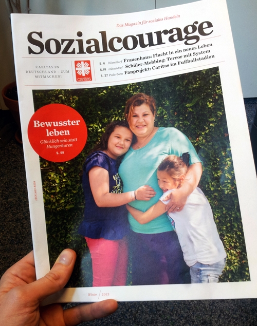 Titelbild der Sozialcourage Winter-Ausgabe 2013 