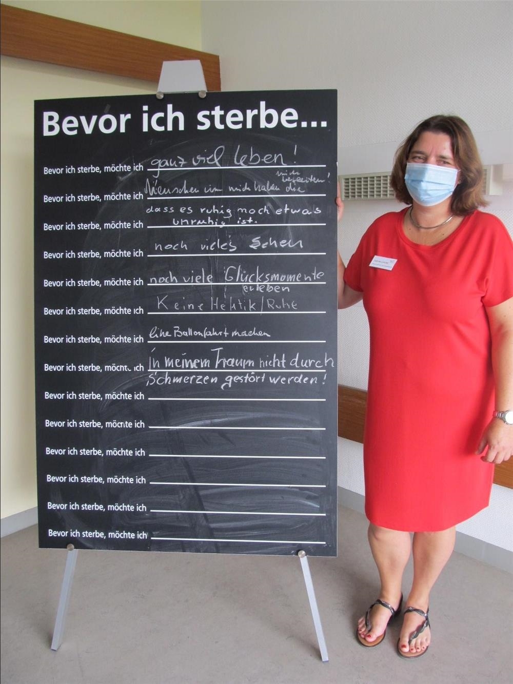 Sabine Lincks, eine der beiden Koordinatorinnen der Ökumenischen Hospizhilfe Worms e.V.  (© Patricia Mangelsdorff)