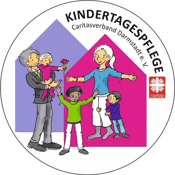Logo der Kindertagespflege im Caritasverband Darmstadt e. V.