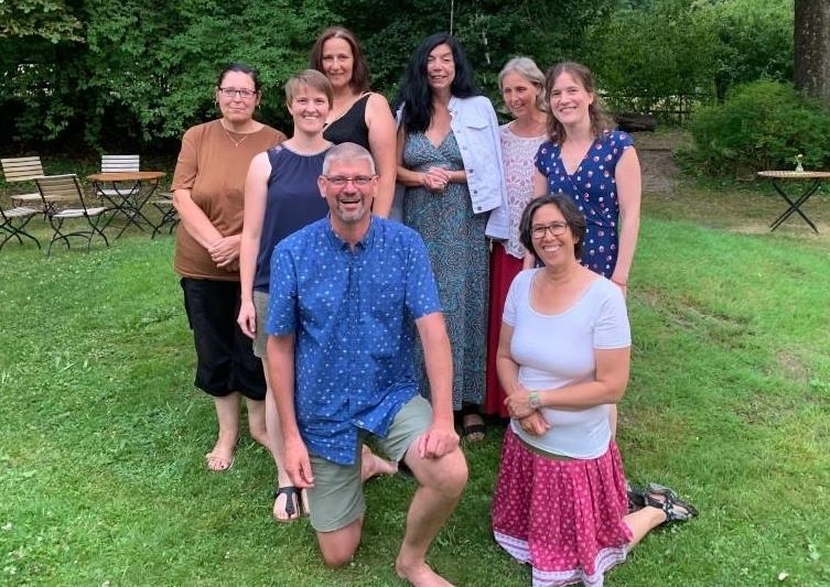Das Team der OBA auf dem Sommerfest der Caritas
