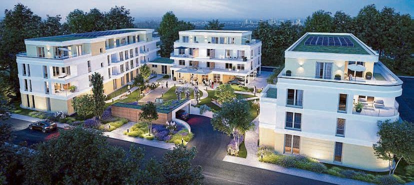 Visualisierung Projekt Liederbach: Main-Taunus-Residenz (© Serviervorschlag VETTER & PARTNER Immobilien GmbH & Co. KG)