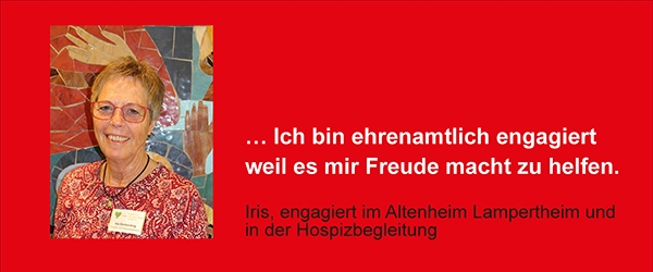 Porträt Ehrenamtliche Iris Gerberding (Caritasverband Darmstadt e. V.)
