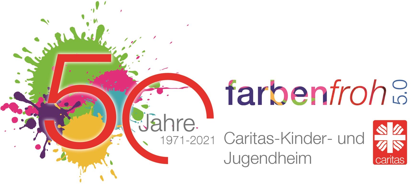 Logo 50 Jahre Caritas-Kinder- und Jugendheim