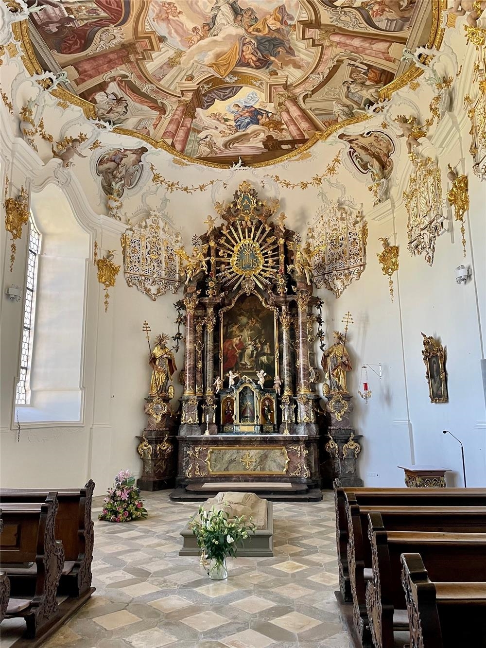 Innenansicht Kloster Maria Medingen 
