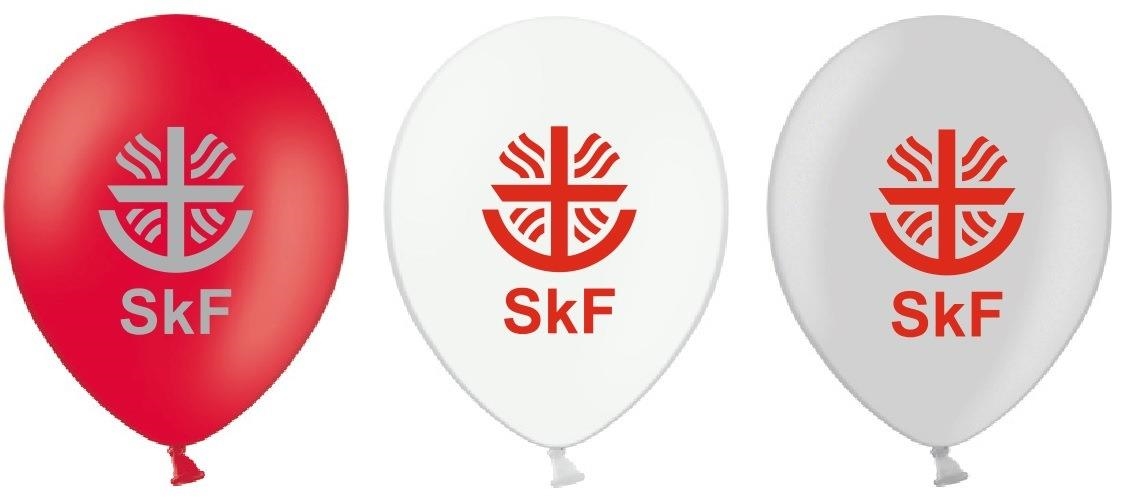 Lufballons mit SkF Logo 