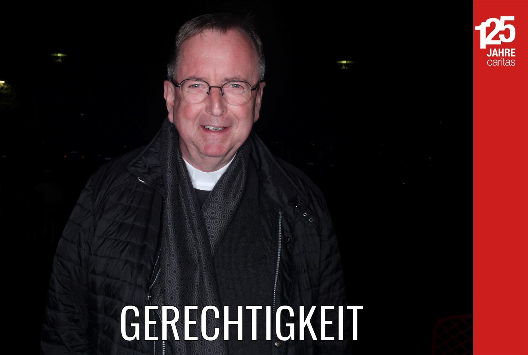 Weihbischof Horst Eberlein wählt Gerechtigkeit (Foto: Caritas)