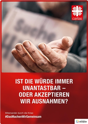Kampagne 2021_Würde / Caritas Deutschland