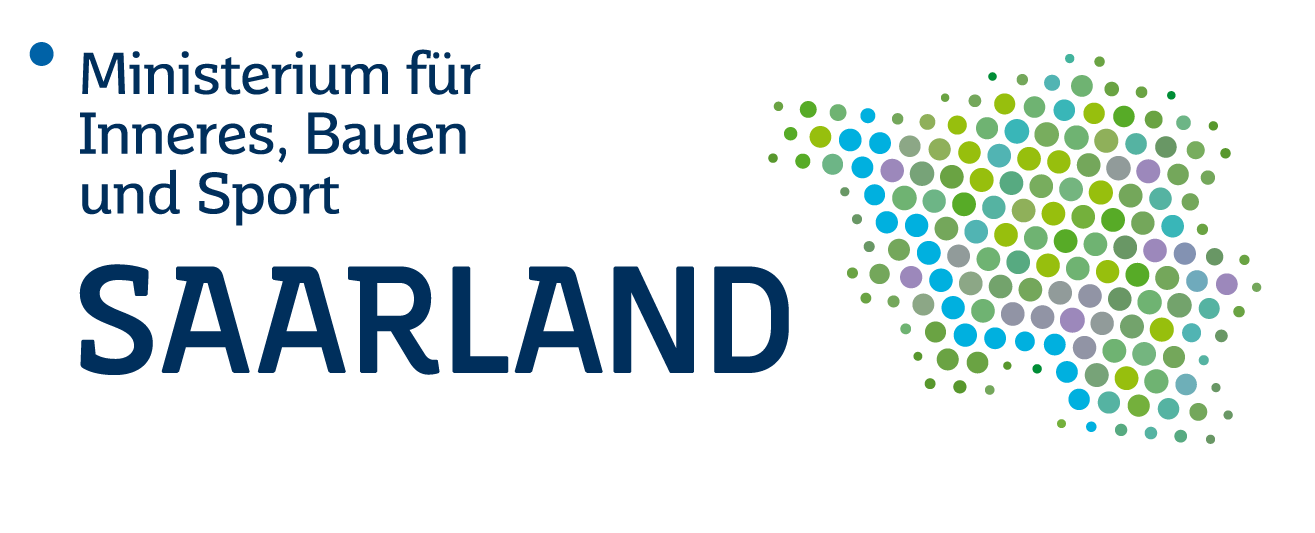 Logo Saarland Ministerium für Inneres, Bauen und Sport