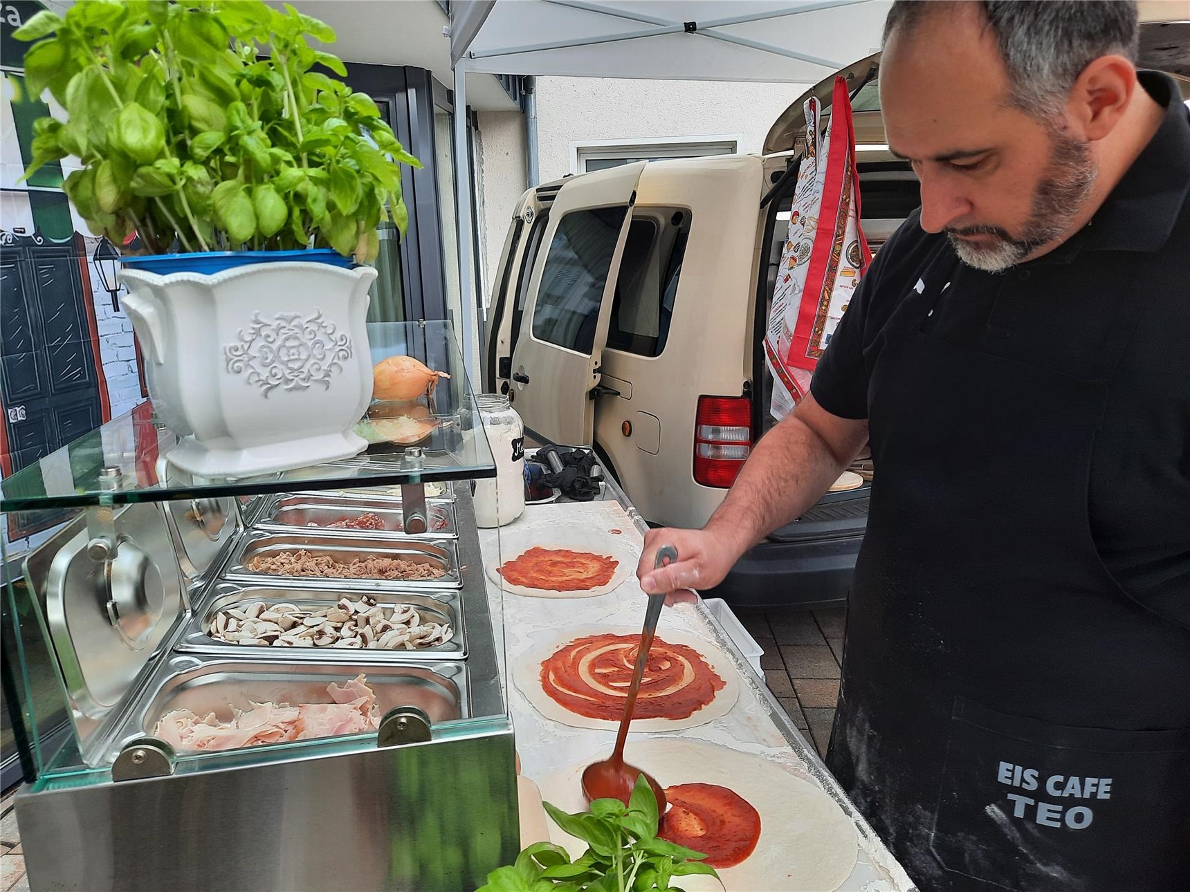 Bella Italia im St. Engelbert Quartier zum Sommerfest (Caritas Brilon / Engelbert)