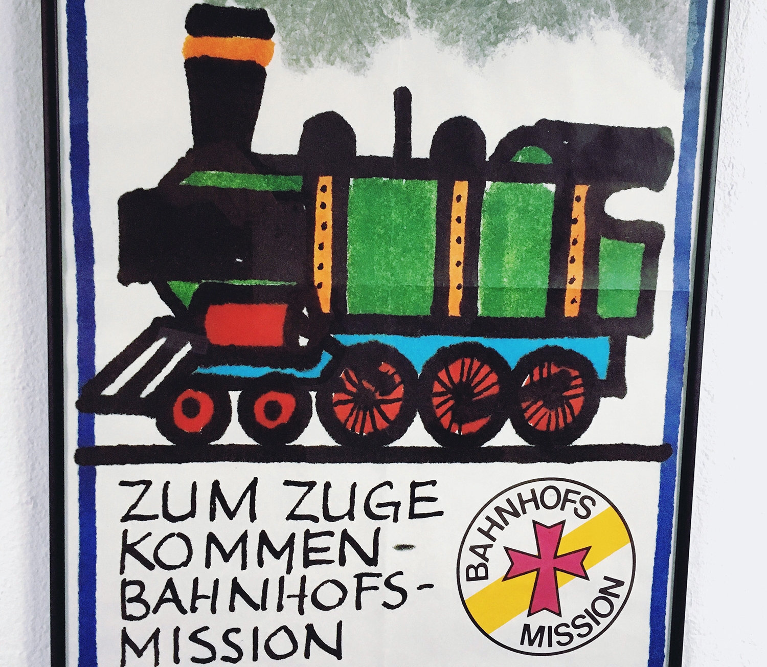 Plakat der Bahnhofsmission (Markus Harmann)