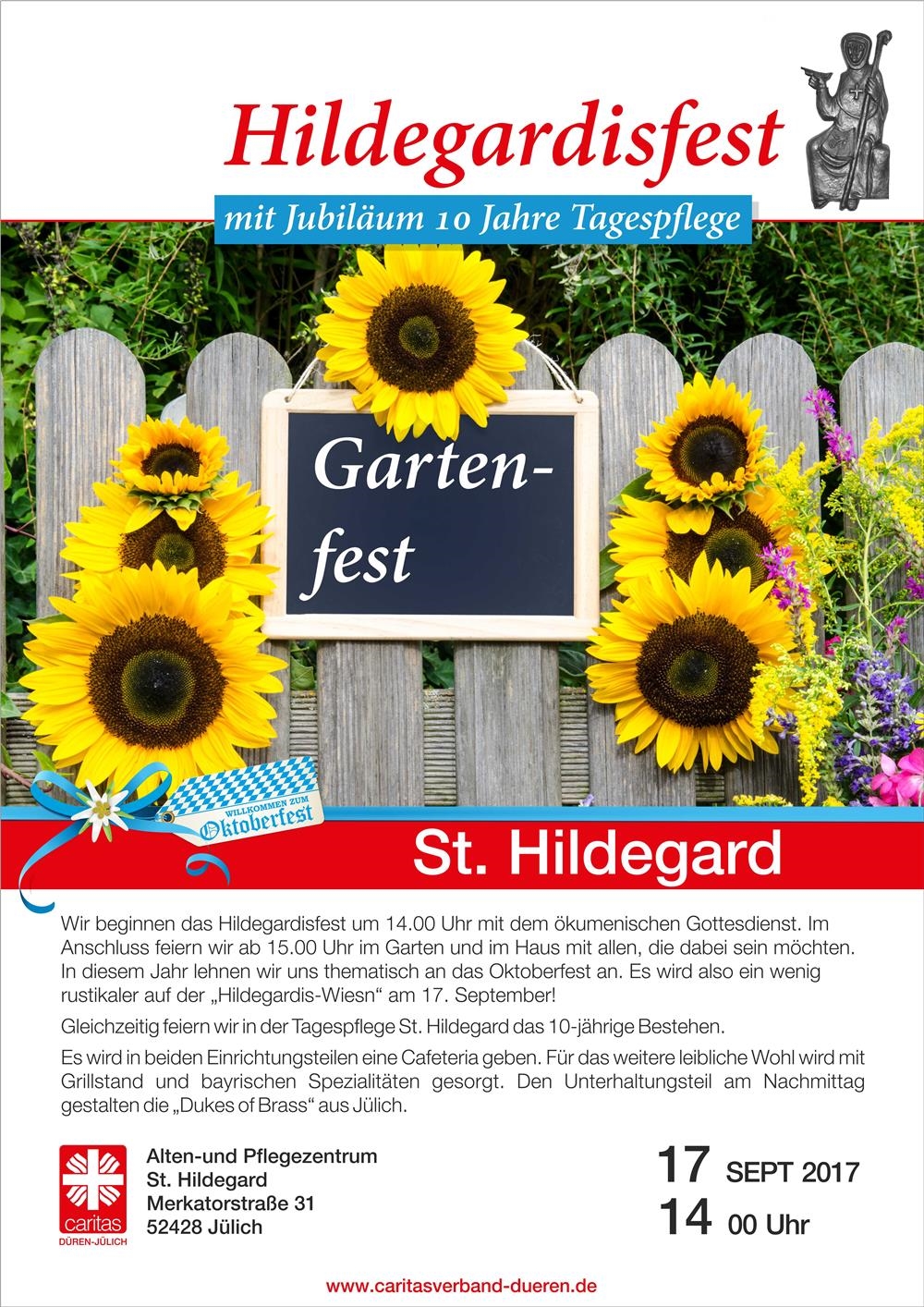 Plakat Hildegardisfest 2017 