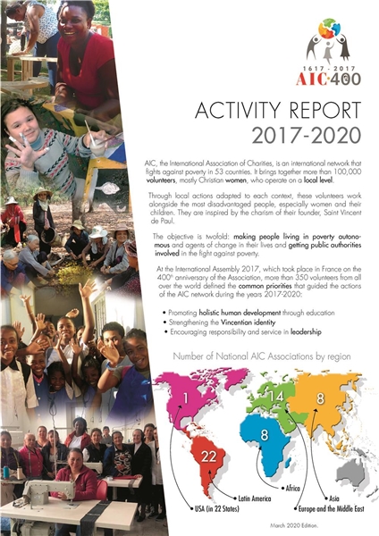 Cover Tätigkeitsbericht AIC 2017-2020