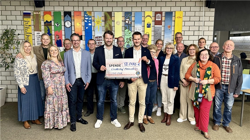 9.000-Euro-Spende von Lions Clubs an KIDO