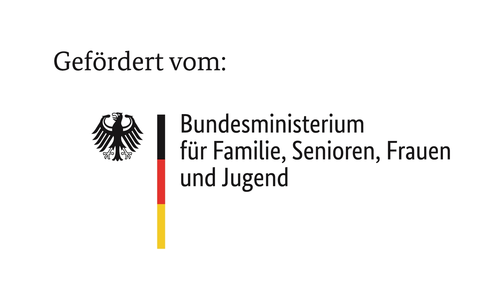 Logo Bundesministerium Familie, Senioren, Frauen, Jugend