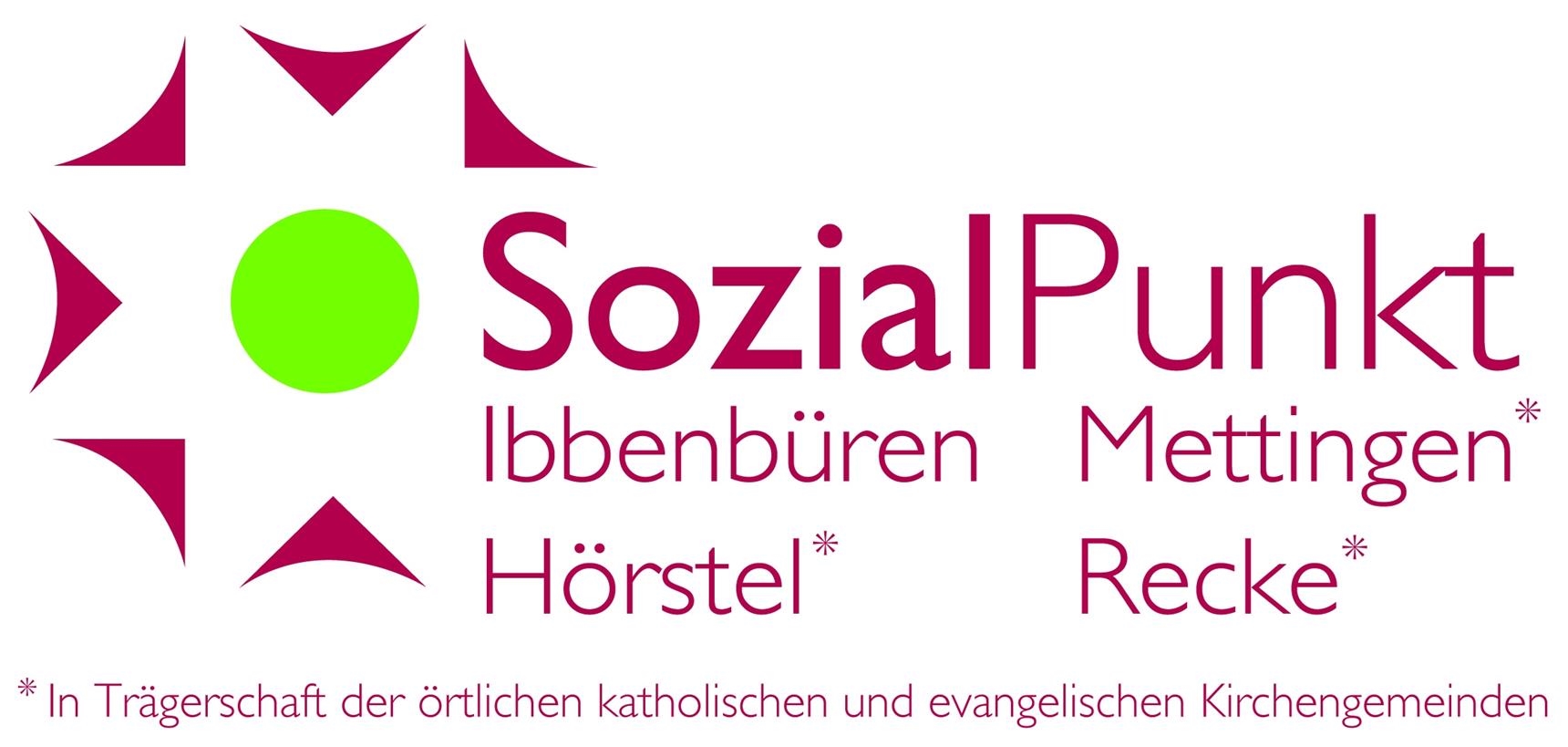 Logo von den Sozialpunkten in Hörstel, Ibbenbüren und Recke