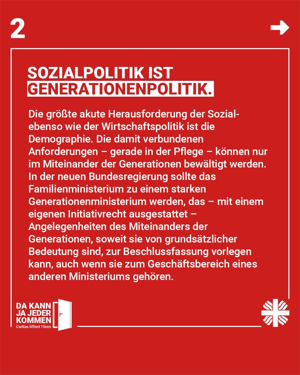 2. These: Sozialpolitik ist Generationenpolitik 