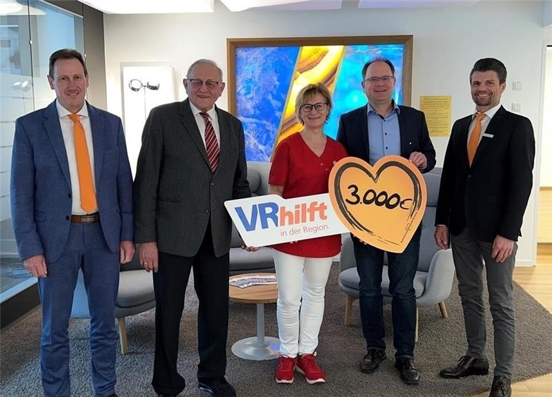 VR-Bank Spende 3000 Euro