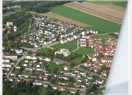Luftaufnahme von Burgkirchen mit unserem Seniorenheim