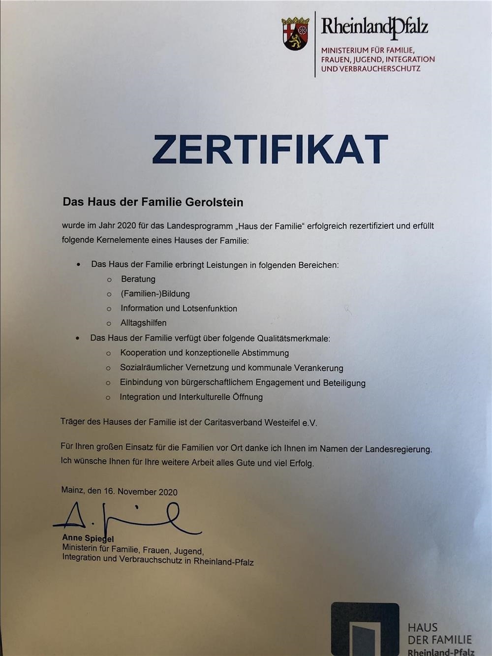 Zertifikat HdF MGH 2020