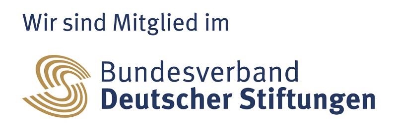 "Wir sind Mitglied im Bundesverband Deutscher Stiftungen"