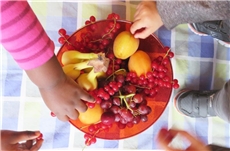 Obstteller im Haus Lea für gesunde Ernährung