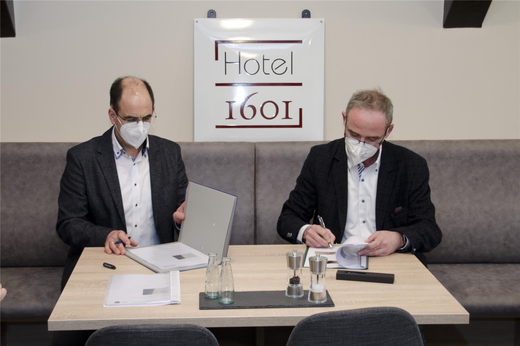 Michael Reinz (links) und Berthold Ehling (rechts) (© Hotel 1601)
