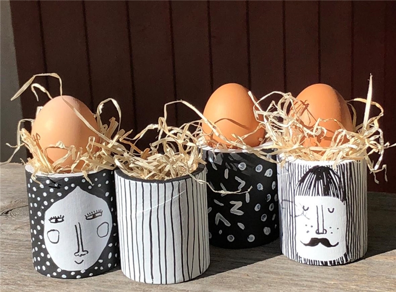 Kunst und Kuchen: Eierbecher