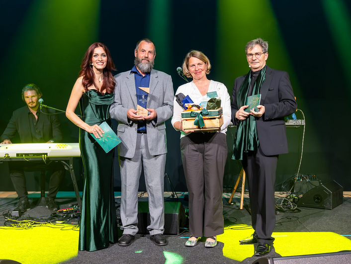 Ehrung auf der Gala in Erfurt