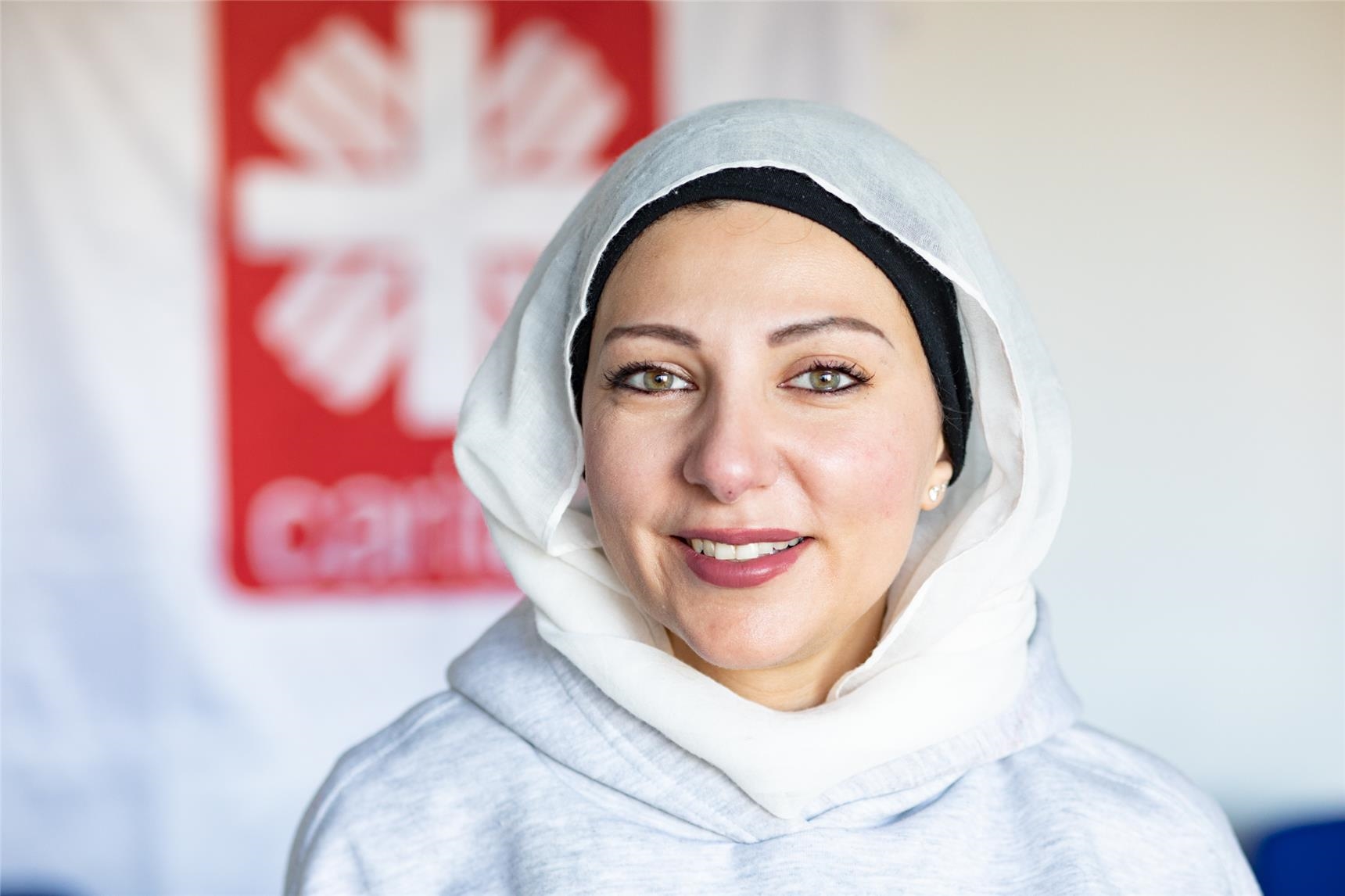 Shaima Al-Jaanabi Projektmitarbeiterin Flüchtlingshilfe