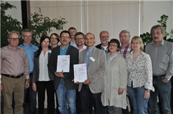 Gruppenbild der Gewinner des Integrationspreis 2014