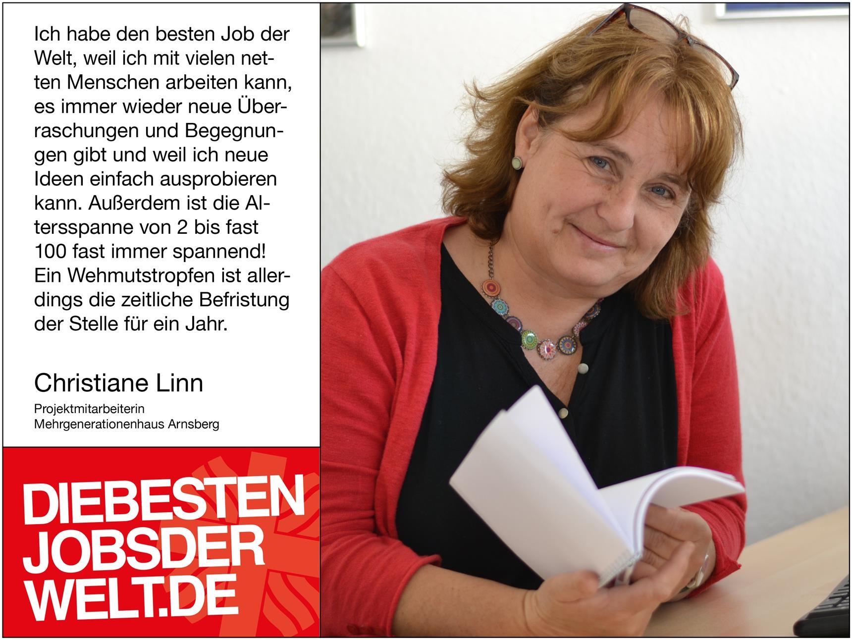 diebestenjobsderwelt - Christiane Linn (Foto: Miriam Konietzny)