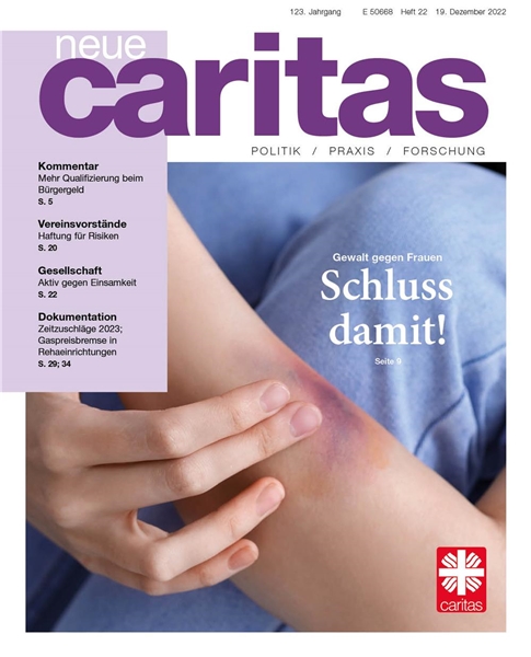 Titelseite der Ausgabe neue caritas 22_2022 