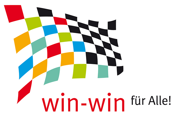 Logo des ESF-Projekts "win-win für Alle!"