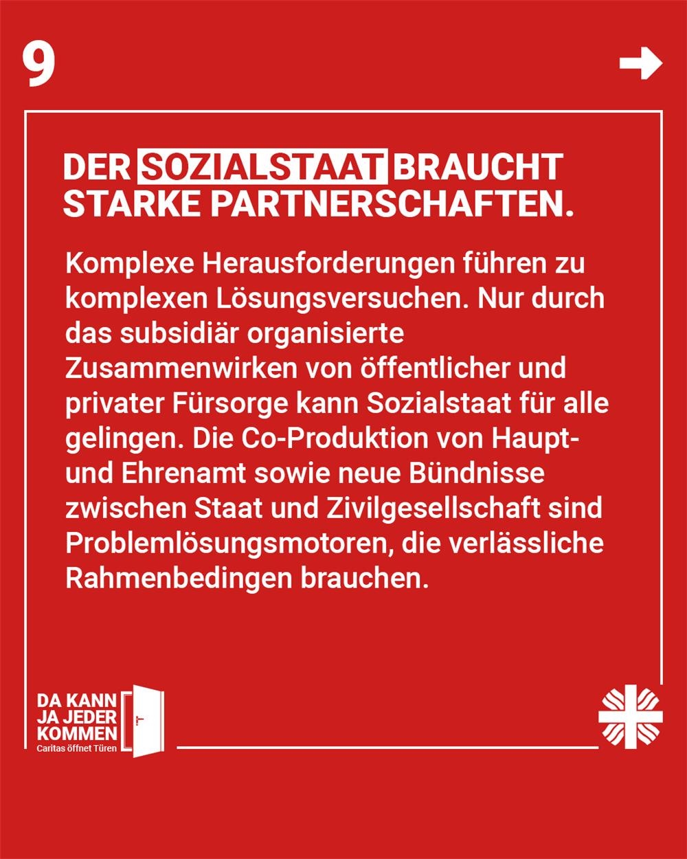 9. These: Der Sozialstaat braucht starke Partnerschaften 