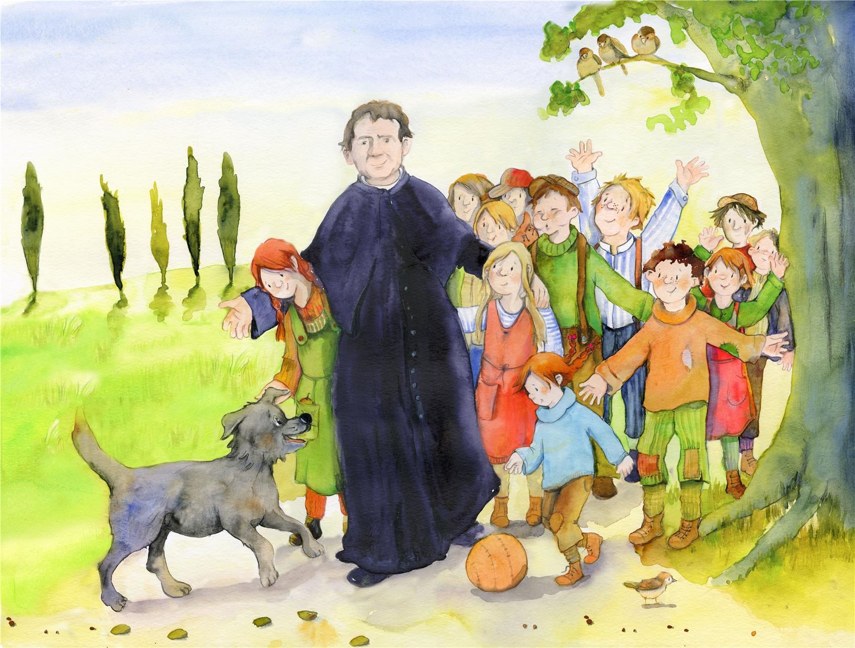 Don Bosco  (C) by Caritasverband für DD e.V. (Petra Lefin - Illustratorin)