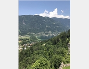 Die Aussicht auf den Ossiacher See in Kärnten