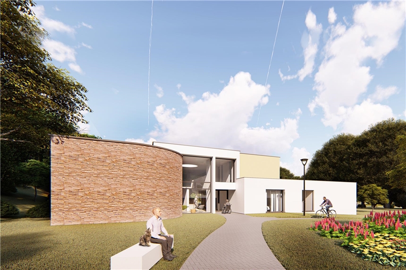 Animation des neuen Hospizhauses in Wittlich