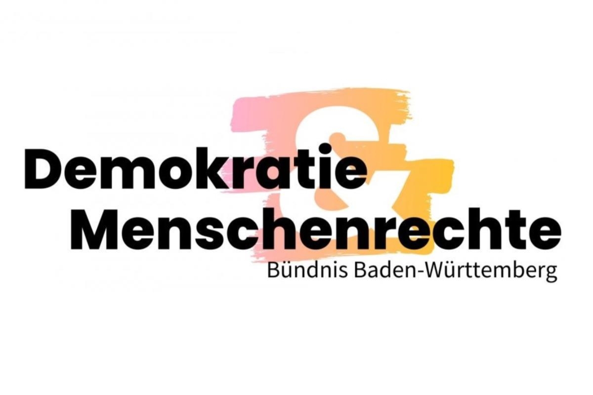 Logo für das Bündnis Demokratie und Menschenrechte in Baden-Württemberg