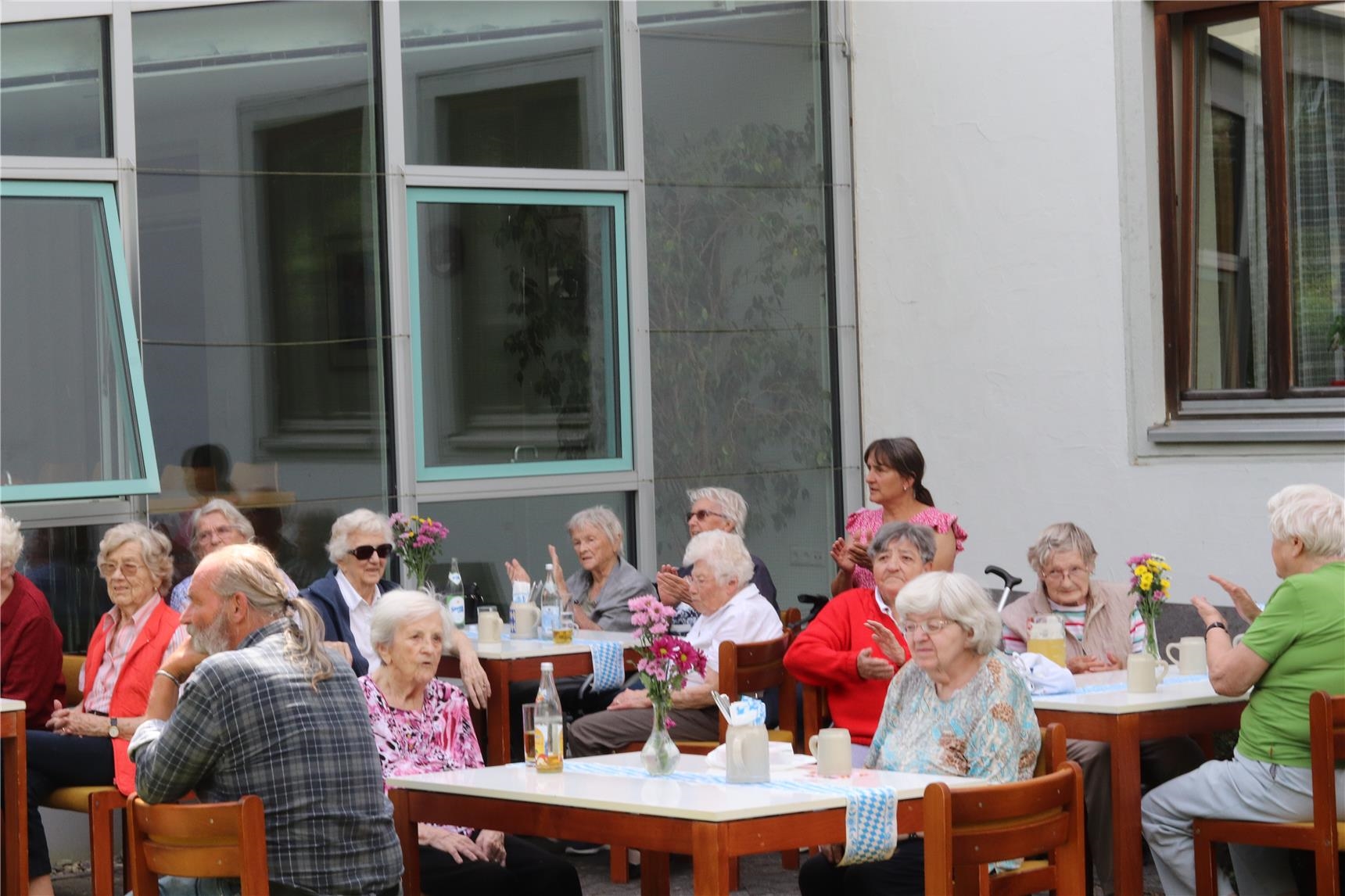 Die Bewohner*innen von St. Konrad hatten viel Spaß beim Sommerfest 