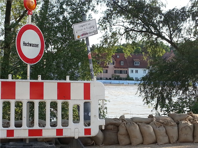 Hochwasser 2013 in Regensburg (Christina Decker, burcom Regensburg)