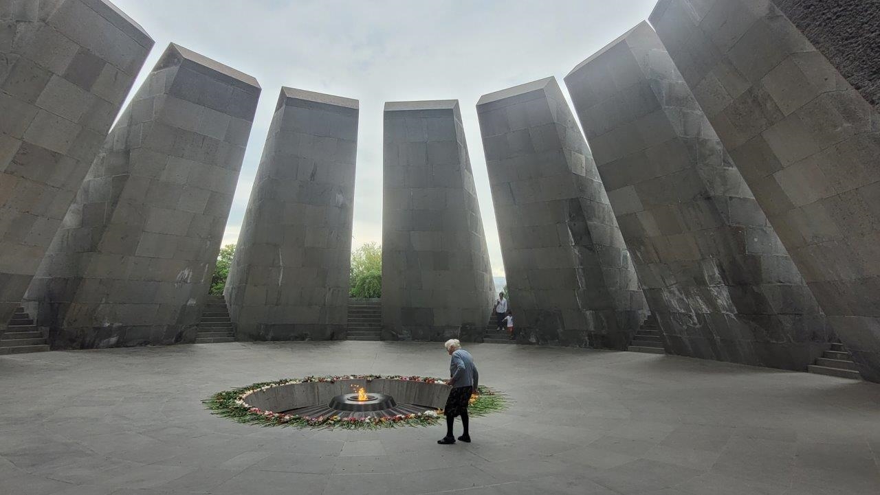 Das Mahnmal erinnert an den Völkermord an den Armeniern im Jahr 1915