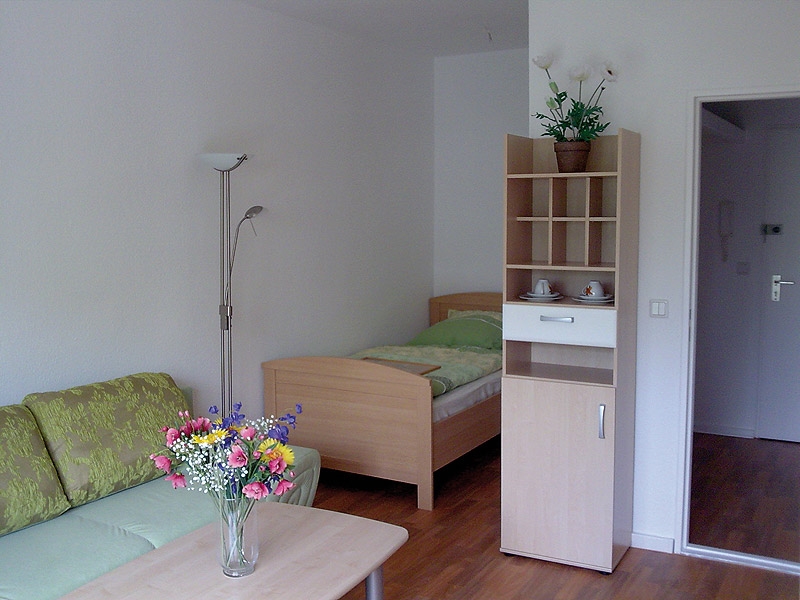 Modernes und komfortables Appartement mit Schlafnische. 