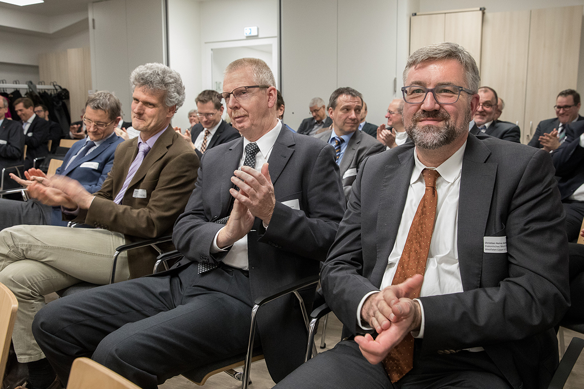 Teilnehmer der Fachveranstaltung zur Krankenhausfinanzierung in Düsseldorf (Achim Pohl)