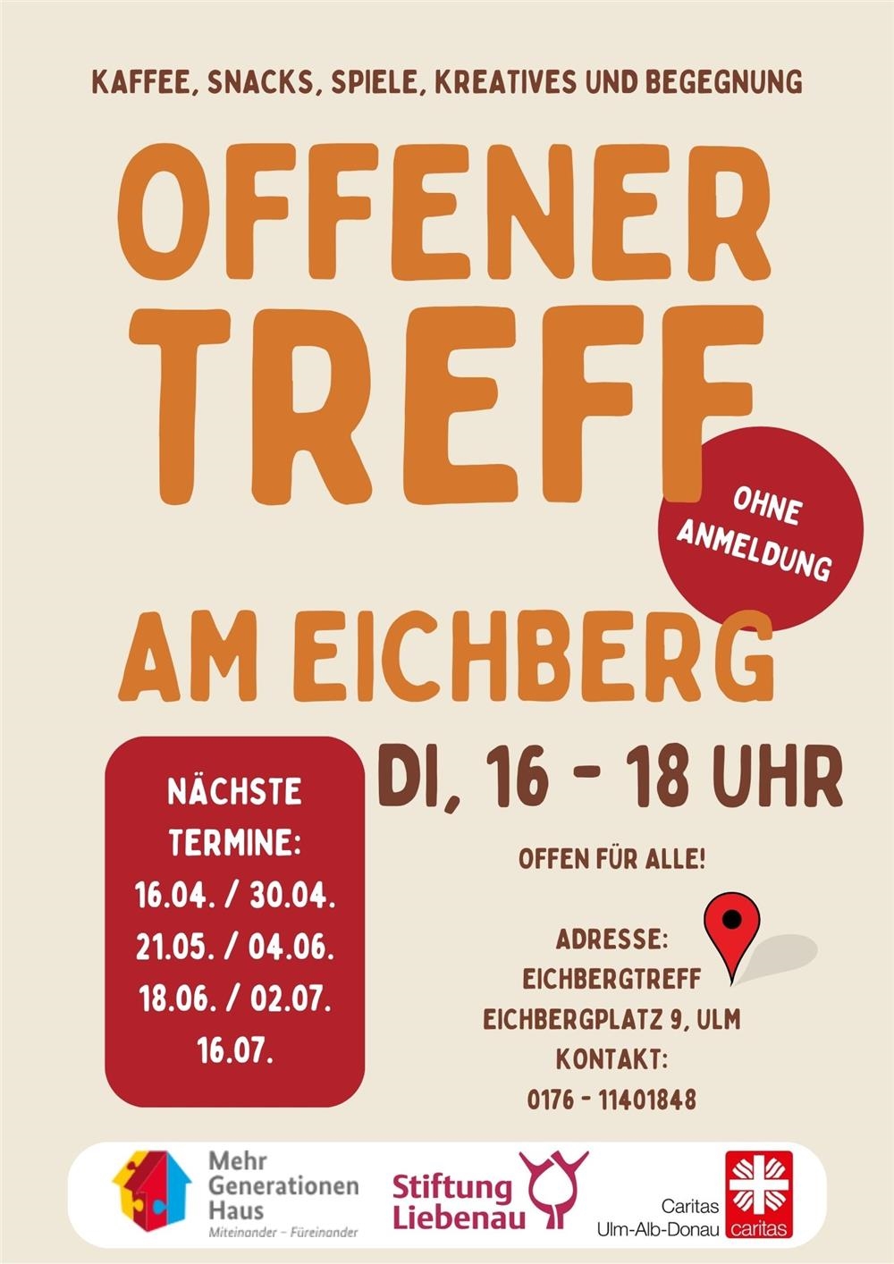 Plakat Offener Treff Eichberg