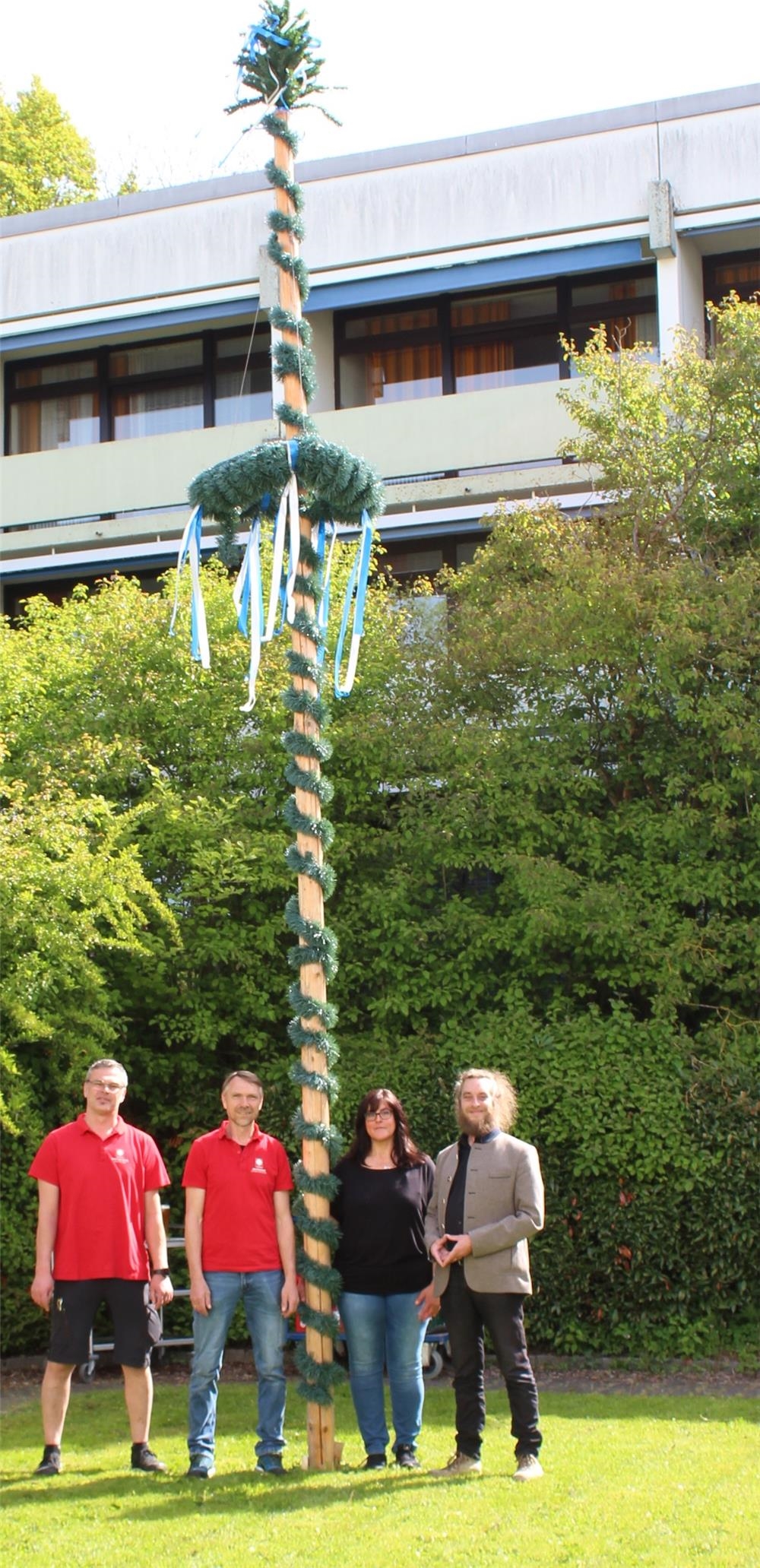 Christian Gotter, Walter Bauer (Haustechnik), Christiane Kirschner (Betreuungsleitung), Johannes Pfeffer (Einrichtungsleiter St. Konrad) 